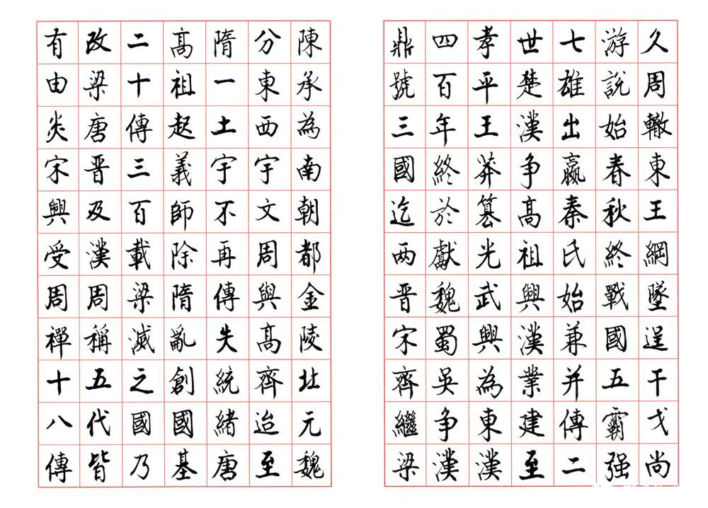 《三字经》楷书5