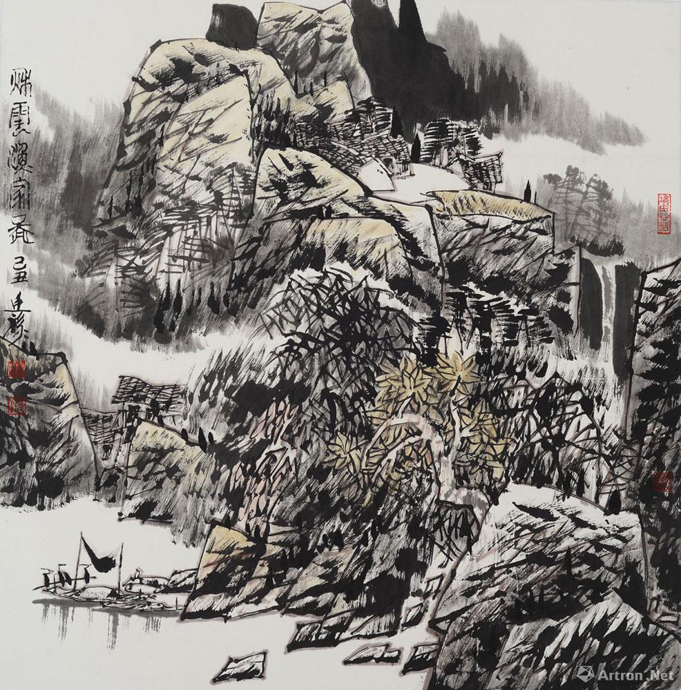 张廷禄山水画图片