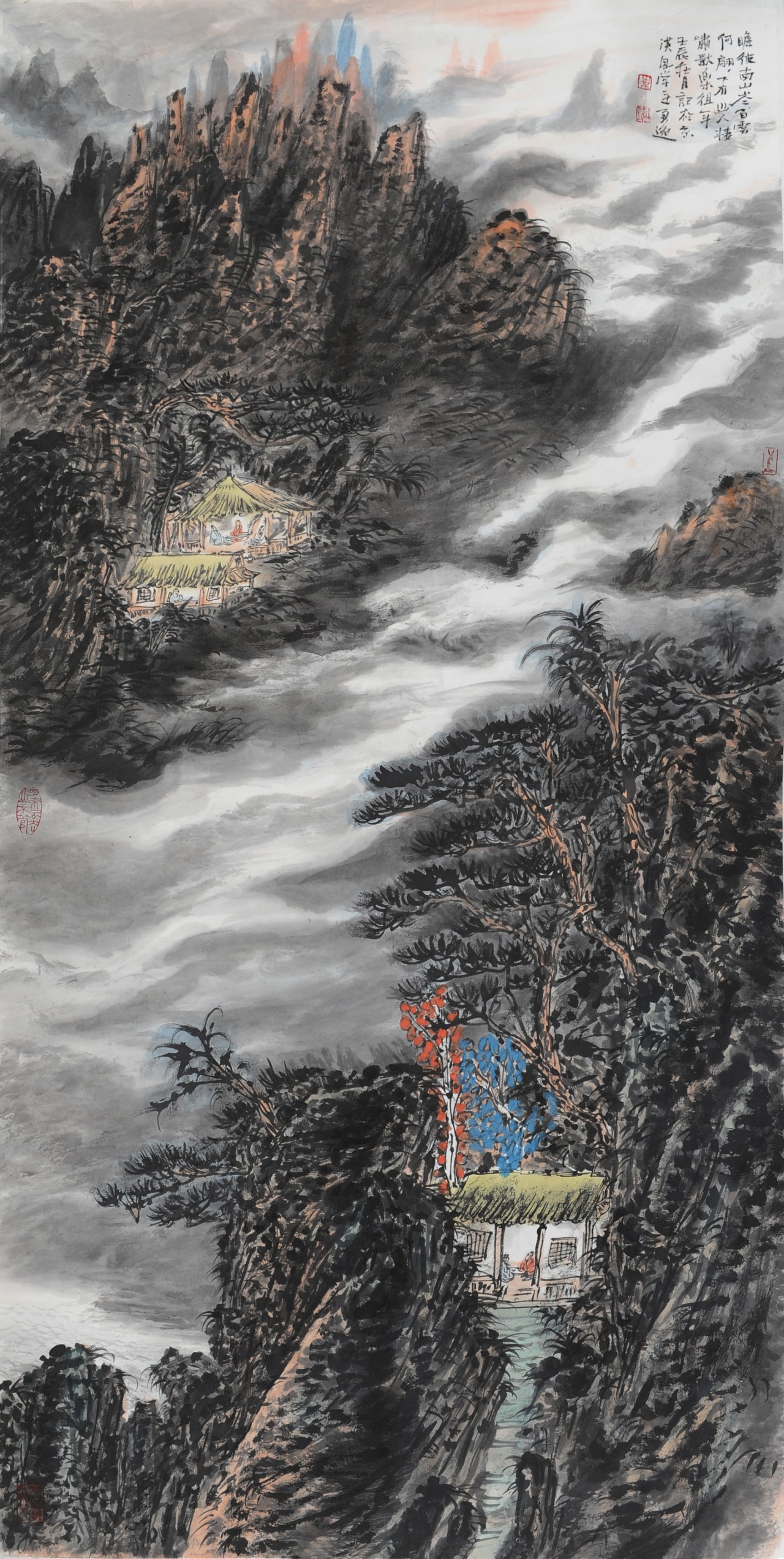 彼南山             尺寸 :  138x68 cm             作者 :  李勇逸