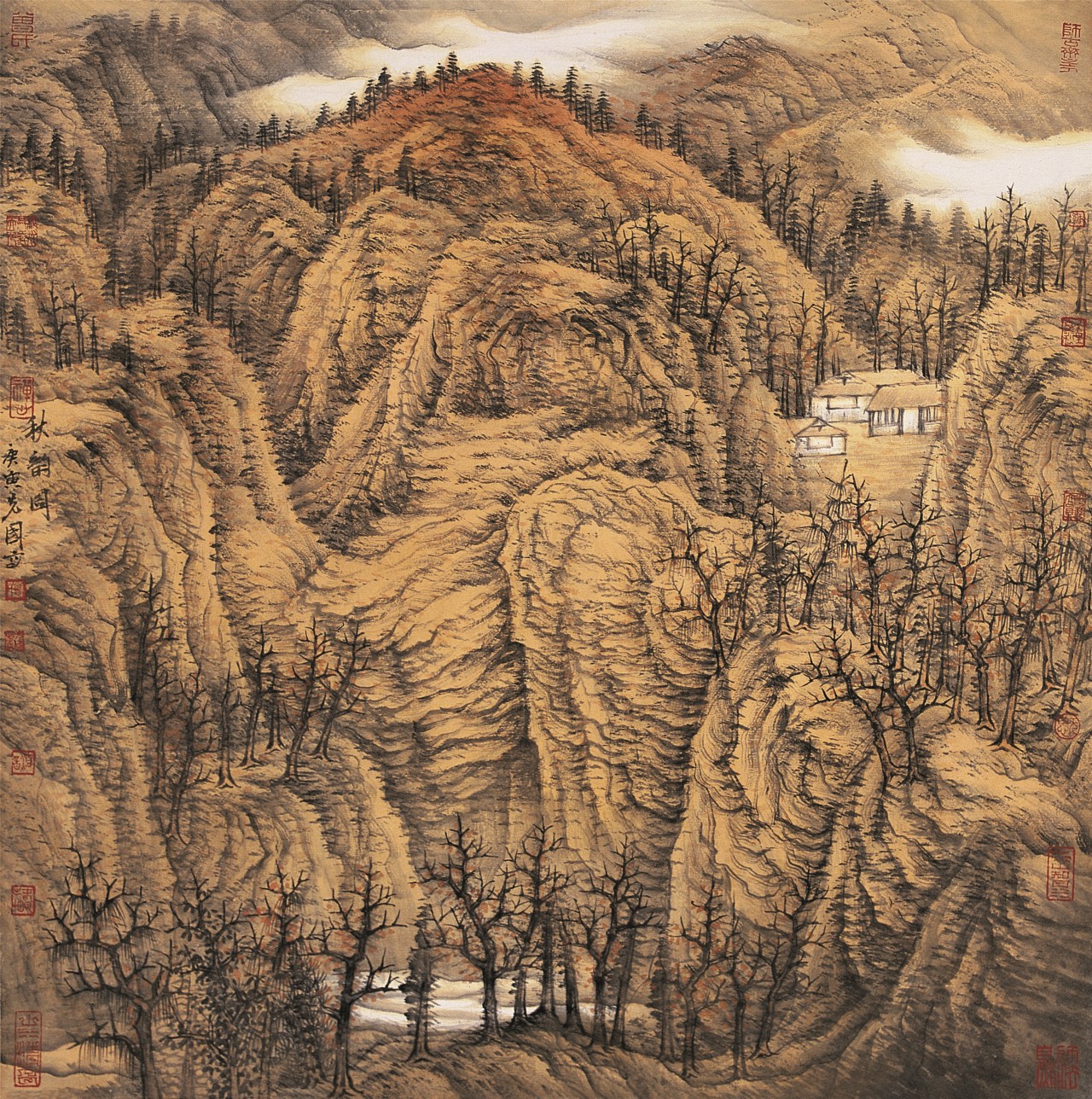 秋韵图             尺寸 :  50x50 cm             作者 :  曾先国