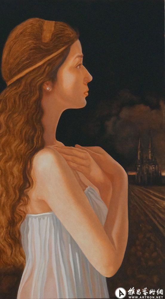 少女的祈祷(局部二)